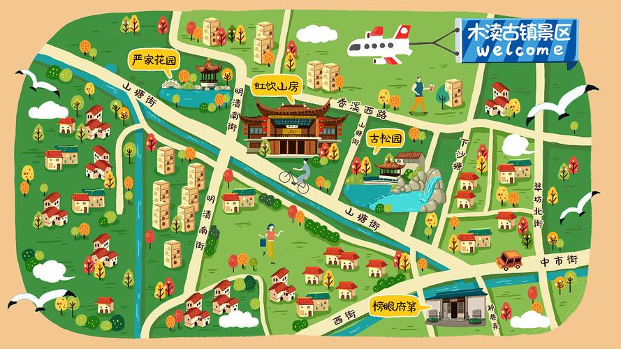 贵州手绘地图与智慧导览